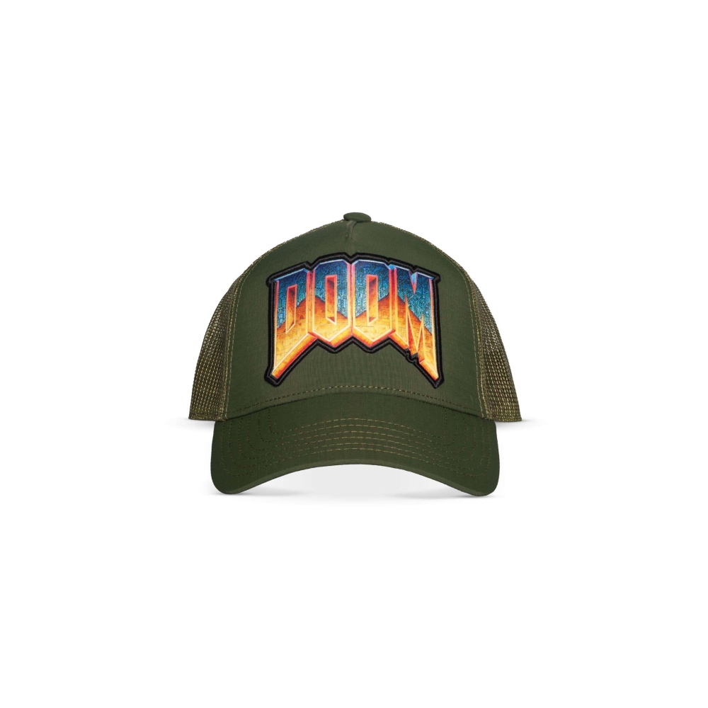 Doom - Logo Trucker pet - Groen